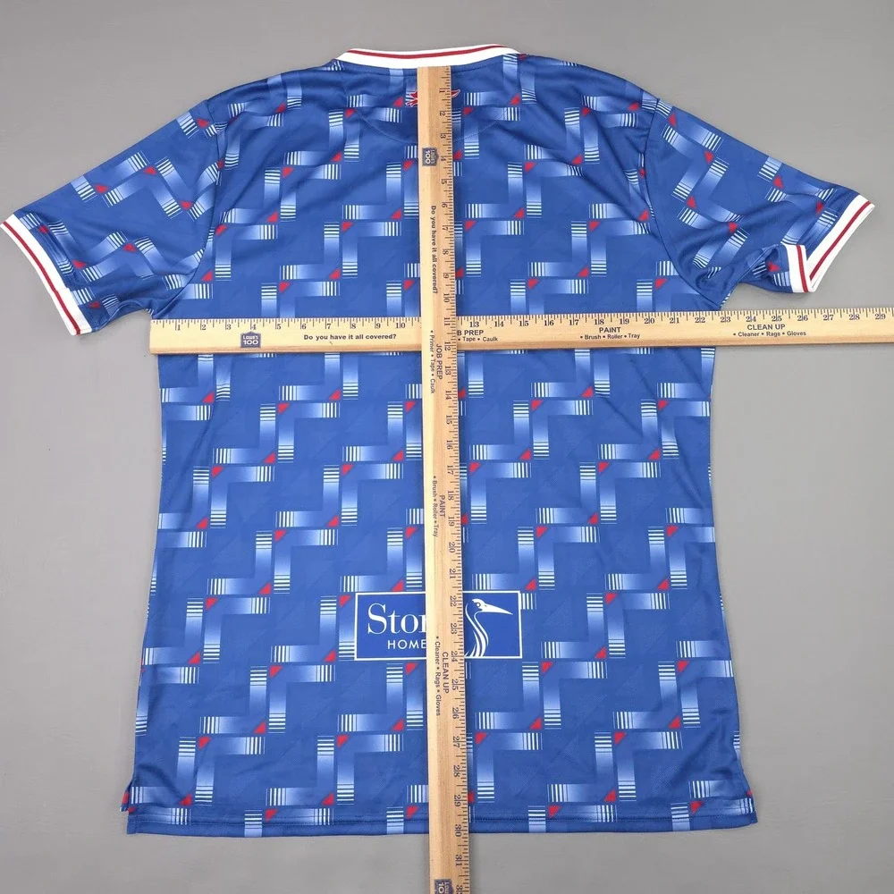 Carlisle United Jersey Mens XL Blue Soccer Football Umbro Bimson Story Homes